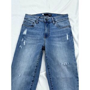 Kut From the Kloth Catherine High-Rise Boyfriend Jeans Light-Med Wash Sz 00 EUC